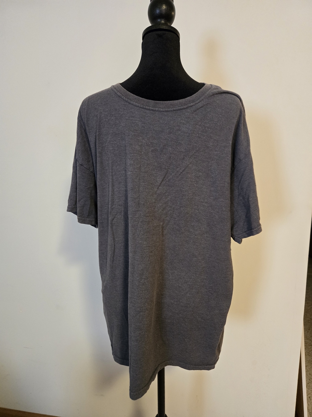 Fruit of the Loom Men's Crew Neck T-Shirt - Charcoal